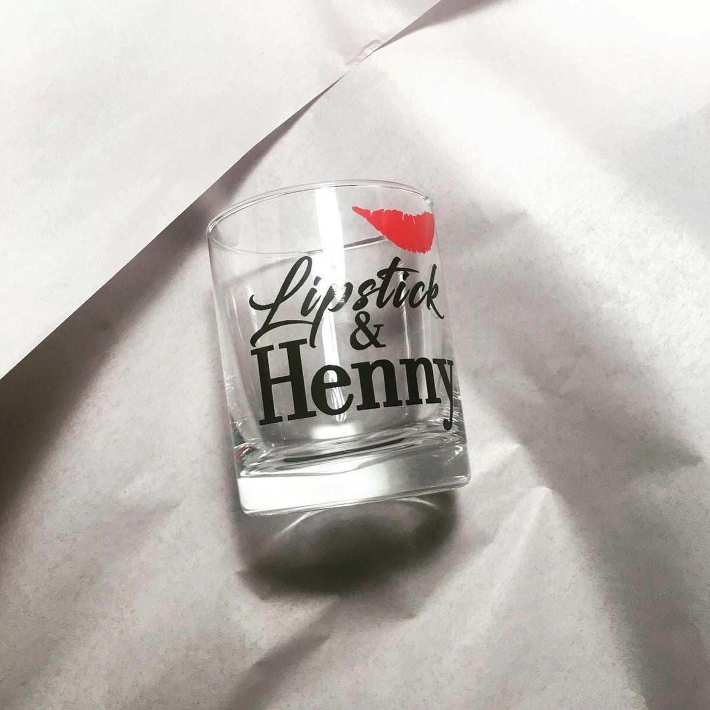 Lipstick & Henny Glass